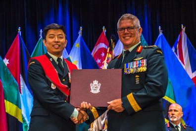 22 June 2022: Presentation of Diplomas and Awards to JCSP 48 at the CFC