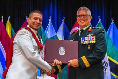 22 June 2022: Presentation of Diplomas and Awards to JCSP 48 at the CFC