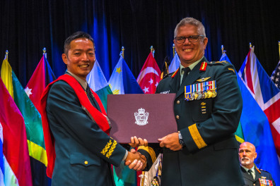 22 June 2022: Presentation of Diplomas and Awards to JCSP 48 at the CFC