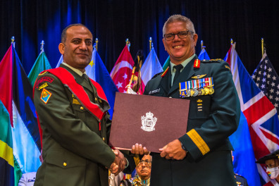 22 June 2022: Presentation of Diplomas and Awards to JCSP 48 at the CFC