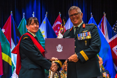 22 June 2022: Presentation of Diplomas and Awards to JCSP 48 at the CFC