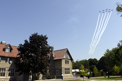 Snowbirds Flypast.