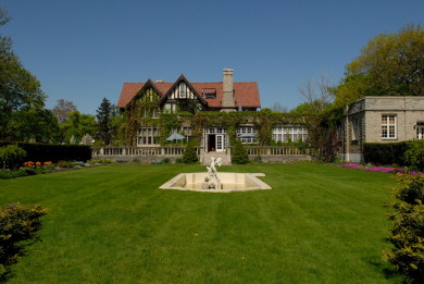 A view of the CFC campus - garden south of the Officers’ Mess.